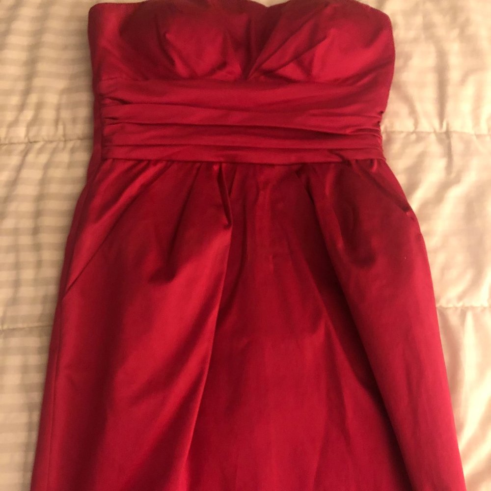 "David's Bridal" Mini Fushia Bridesmaid Dress!